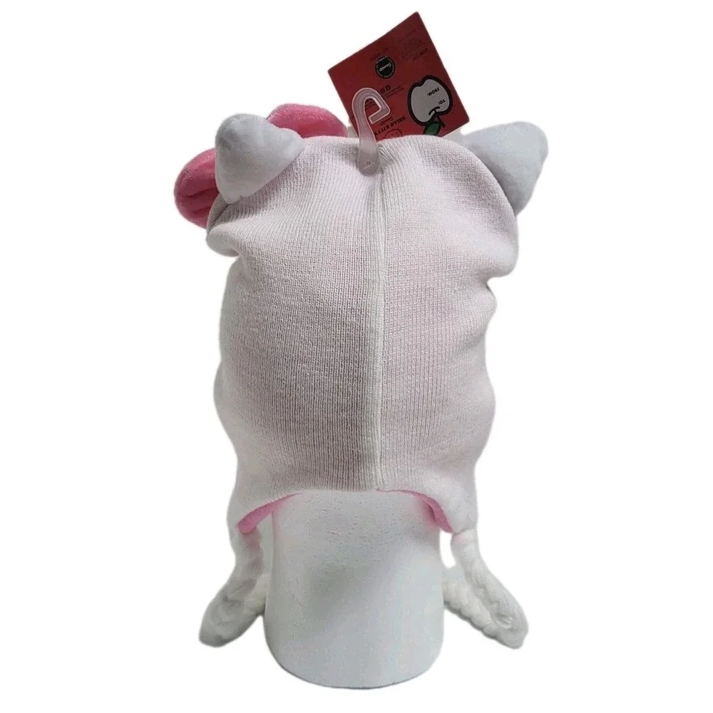Hello Kitty‎ Pink Bow Big Face Peruvian Unisex Beanie One Size NWT